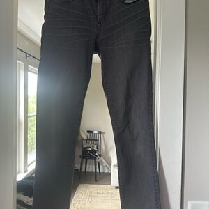 J Crew charcoal gray toothpick Jeans- 28T